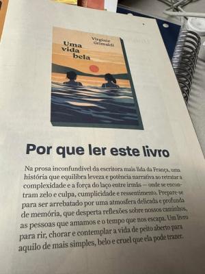 Virginie Grimaldi, a escritora que conquistou os franceses.